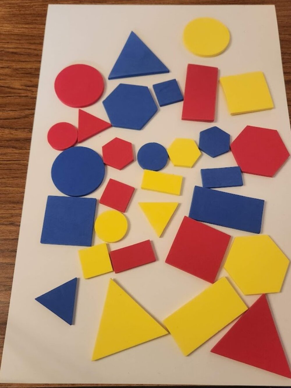 Foam Shapes Geometry Colors Colored Math Manipulatives Toys Tools Educational Ki